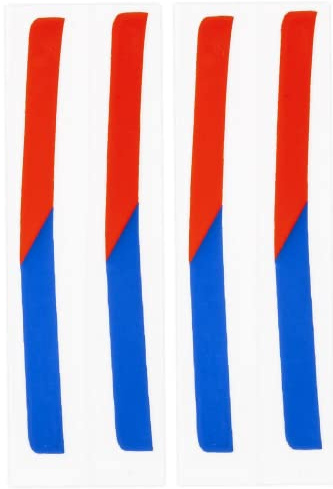 Danojo - Stick-A-Tap, 4 pezzi, adesivi per rubinetti, adesivi per acqua calda e fredda - Adesivi per rubinetto della cucina - Adesivi in vinile per rubinetto del bagno (H & C - Strip))