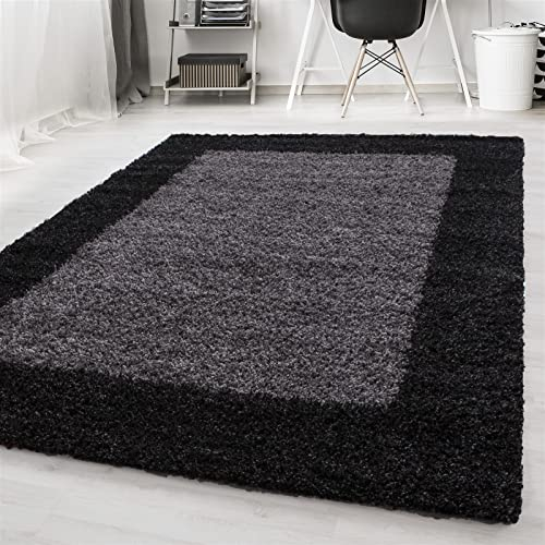 Giancasa Hochflor Shaggy Zottelteppich Wohnzimmer Schlafzimmer