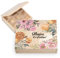 Ferocity Coffret à thé en bois personnalisé avec nom YOUR TEXT 20,5 x 23,5 cm Boîte de rangement pour sachets de thé avec 6 compartiments avec design personnalisé UV Teatime [160]