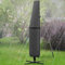 Kingsleeve Housse de Parasol Tige télescopique Max. Ø350cm résistante aux intempéries Parasol déporté bâche de Protection Universelle Couverture Gris