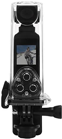 Stabilizzatore Cardanico Palmare a 3 Assi con Fotocamera 4K, Action Camera Anti-vibrazione Tascabile Ruotabile a 270° con Custodia Impermeabile, Foto da 16 MP, WIFI Integrato