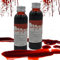 Jingyukj Kit de Sangre Falsa,Sangre liquida,2x60ml Profesional Realista Sangre Falsa,Sangre Artificial Lavable Vampiro Zombi para Halloween Carnaval Sangre Artificial Rojo Gel de Sangre Falsa SFX