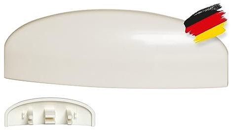 BAUHELD® Fenster Wasserschlitzkappen 25-30 mm [30 Stück] - Abdeckung aus beständigem ASA Kunststoff [Made in Germany] - Zum Auffangen von Kondenswasser am Fensterrahmen Lüftungsschlitz - RAL 9016