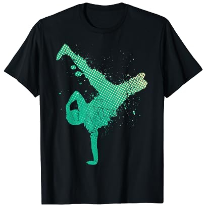 Breakdancing Splash Tanzen Musik Breakdancer B-Boy T-Shirt