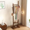 Appendiabiti Indipendente,Appendiabiti da Terra,Legno Albero Stand Appendiabiti Design da Terra Moderno Salvaspazio da Camera Appendiabiti con Ripiani Ganci