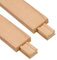 QUARKZMAN 4Pcs Guías de Cajón de Madera, Riel Central de Madera Clásico, Kit de Reemplazo de Rieles Inferiores de Deslizamiento de Cajón de, 13-3/4 (35 cm)