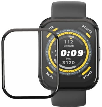 kwmobile Pellicola Protettiva Smartwatch Compatibile con Huami Amazfit Bip 5 Protezione - Protettore Schermo - Anti Impronte Antiurto - Set 2 Pezzi