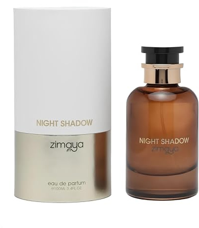 Zimaya Night Shadow Eau de Parfum 100ML | Luxury Unisex Amber Oud Fragrance | Long Lasting Arabic Perfume for Men & Women | Smoky, Woody, Saffron & Musk Notes
