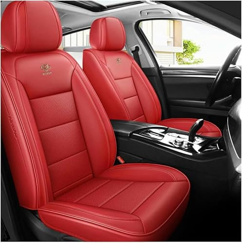 FROON Sitzbezüge Auto Autositzbezüge Universal Set für Toyota Blade/Belta/BB/Aygo/Aygo/Avensis Verso/Avensis Kombi T220/Avensis T220/Avensis T220 Auto Zubehör,Rot
