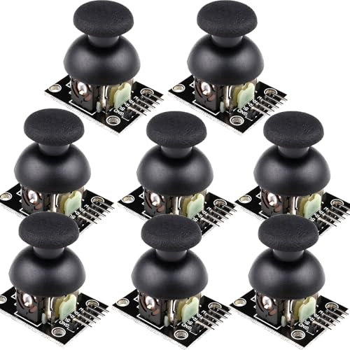 Lot de 8 modules joystick KY-023 compatibles avec Arduino, panneau de capteur de jeu Rocker XY pour Arduino