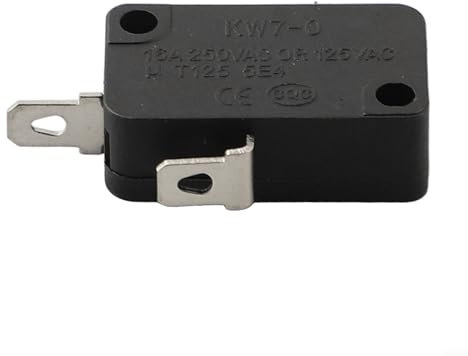 2Pcs Microwave Door Switch, KW7-0 16A Small Switch Air Fryer Microwave Oven Switch, Compact Electrical Switch Rated At 220V Suitable For Everyday Electronic Equipment Usage(2Pcs)