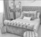 Bed craft Upholstered sleigh bed Frame - Double King size Super King size Without Mattress In plush velvet handmade in UK(king)