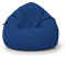 Nadimaideal Sitzsack Tropfenform Kastanie | Bodenkissen für Kinder & Erwachsene | Indoor & Outdoor | Gaming Sitzsack - Sitzkissen - Beanbag | Füllung EPS Perlen (Marineblau, XXL-Durchmesser 88 cm)
