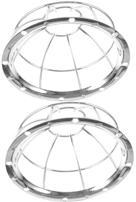 CANIGHT 2pièces Garde De Détecteur Inoxydable Protection De Capteur De Fumée Et pour Bureau Et Maison