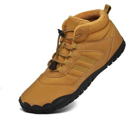 AONETIGER Chaussure Pieds Nus Hiver Femmes Hommes Large 37-48EU | Imperméable Antidérapante | Doublure Chaude Bottes de Neige | idéaux pour Randonnée, Activités Hivernales et Quotidien