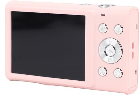 Naroote Digitalkamera, Kamera Digitalkamera 2,8 Zoll IPS HD-Bildschirm mit Autofokus-Funktion für Fotografie (PINK)