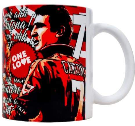 fan originals Manchester Football Legends of United Ooh Aah Cantona Ceramic Mug