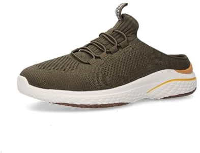 Dockers by Gerli Herren Low-Top Sneaker, Männer Halbschuhe,straßenschuhe,Strassenschuhe,Sportschuhe,Freizeitschuhe,Khaki,46 EU