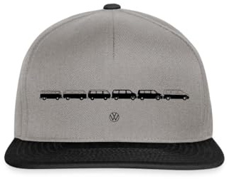 Spreadshirt Volkswagen VW Camper Evolution Mit Logo In Schwarz Snapback Cap