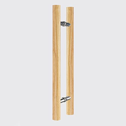 Massivholzgriff-Set für moderne Glas- und Saunatüren, Push-Pull-Design verbessert Funktionalität und Ästhetik