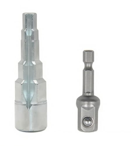 Opatiny 12 Inch Five-Step Drive Radiator Spud Wrench Thermostatic Valve Nipples 11131418mm Sizes Metal Construction with Optional 50mm Extension Rod