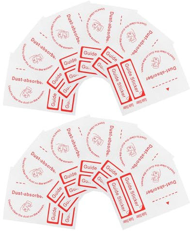 Screen Cleaning Sticker Red Paper Cellphone and Phone 200pcs