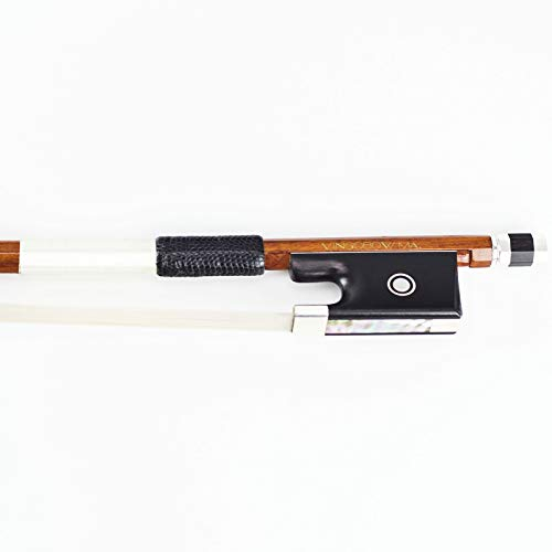 VINGOBOW Master Pernambuco Geigenbogen Violine Geigen bogen für den fachmännischen Einsatz. 4/4 Größe Master Level, Pure Silver Teile swwet und warmer Ton
