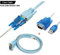 Cisco Câble De Console Câble Série Rj45 à DB9 et RS232 à USB (2 en 1) Pour Périphérique Cisco 1.8M + 1M
