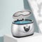 UKOKE Ultrasonic Cleaning Machine with Timer for Jewelry, Eyeglasses and Denture 0.6 L Silver