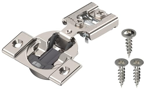 Blum 38N355BE08x50S Compact Soft-Close 1/2'' Overlay Blumotion Hinge, Nickel Finish (Pack of 50)