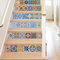 FLFK 3D Self-Adhesive Ceramic Tile Sticker Mural Vinyl Stair Risers Stickers Wallpaper Decal for Bathroom Kitchen Backsplash Decoration 39.3Inchx7.08Inchx 6PCS