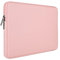 RAINYEAR 11 Inch Laptop Sleeve Soft PU Leather Case Protective Water Resistant Zipper Cover Padded Carrying Bag Compatible with 11.6 MacBook Air Surface for 11 Chromebook Notebook Computer(Pink)