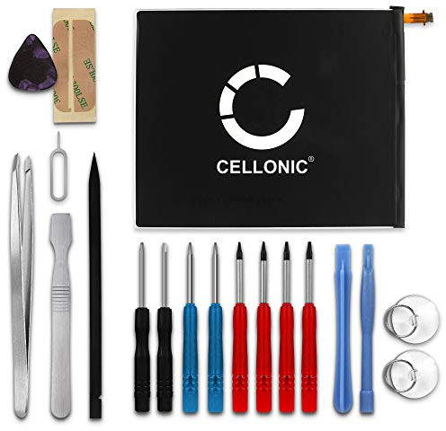 CELLONIC, Batteria per Tablet Compatibile con Samsung SM-T560 Galaxy Tab E 9.6, SM-T561 E (3.8V, 5000mAh) + Set di Attrezzi