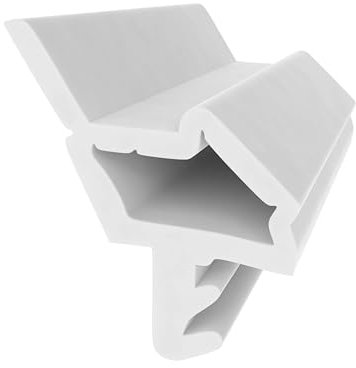 Türdichtung für Zimmertüren – Weiß - 5 Meter - Gummidichtung - 3 mm Nutbreite - Holzzargendichtung - Zugluft- & Schallschutz