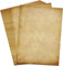Antikes Vintage-Schreibpapier, 21,6 x 27,9 cm, Pergamentpapier zum Schreiben und Drucken, doppelseitiges antikes Alter-Scrapbook für Tagebuch, Kalligraphie, Einladungen und Zertifizierungen, 48 Stück