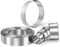 HULISEN 11 Pcs Biscuit Cutter Set, Stainless Steel Round Cookies Cutter for Donut and Scone, Ring Pastry Molds with Storage Box, Doughnut Cutter Ring for Baking
