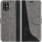 Mulbess Funda para Samsung Galaxy A51 4G, Funda Libretto, Concha Interna de TPU, Ranura para Tarjeta, Cierre Magnético, Elegante Gris