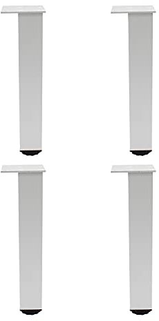 4 Pack Adjustable Furniture Legs, ULIFESTAR 250mm/10'' Silver Aluminum Alloy Support Feet Heavy Duty Replacement Legs for Sofa Bed Desk TV Cabinet Couch Coffee Table Sideboards Cupboard Dresser
