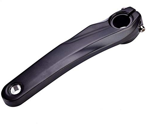 Advanced Aluminiumlegierung Fahrrad Linker Kurbelarm Mountainbike Kurbelgarnitur Kompatibel mit 590 610 SLX Xt XTR Kurbeln Ersatzset Zubehör（170 mm）(schwarz)