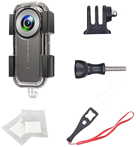 Waterproof Case for Insta 360 one X2 Action Camera, Underwater Diving Protective Housing 30M with Bracket Accessories