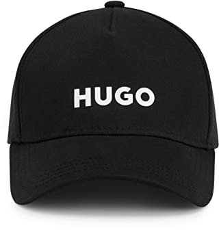 HUGO Herren Men-X 582-R Cap aus Baumwoll-Twill mit dreidimensionalem Logo Schwarz Stck