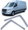 Windabweiser Regenabweiser Windschutz Schwarz für Mercedes Sprinter W907 ab 18