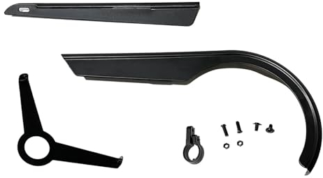 Generic Fahrrad Kettenschutz Schutzhülle, 48–52 Zähne, Kurbelgarnitur, Tragbar, Radfahren, Radfahren, Schutz, Universeller Kettenschutz, Shell Ersatz, mit festem Schwanz