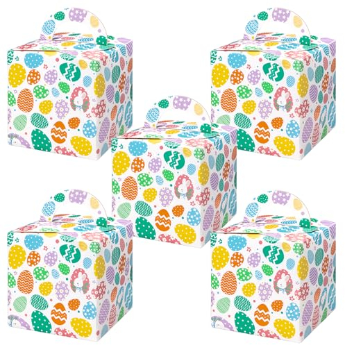 Scatole regalo di Pasqua 24 pezzi Scatole di caramelle per bambini, articoli per feste per bambini per biscotti, caramelle, uova di Pasqua, cioccolato