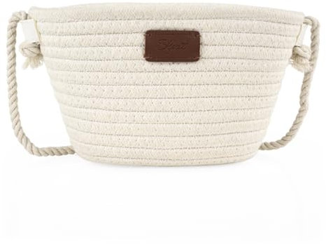 SKPAT - Bolsa De Playa Grande Estilo Veraniego Bolsa Playa Mujer Ideal para escapadas Y Bolsos De Playa Grandes Con Capacidad XL, Natural