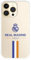 Real Madrid 1902 Transparent Case for iPhone 14 Pro to Protect Your Mobile Phone, Flexible Silicone Layer with Official Real Madrid License