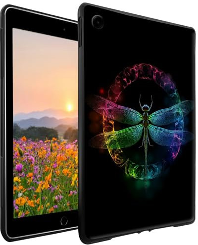 GFRGTFHYT for iPad 10.2 Case for iPad 9th/8th/7th Generation (2021/2020/2019)/Pro 10.5 Inch Slim Lightweight Soft TPU Silicone Shockproof Protective Back Shell Cover, Dragonfly