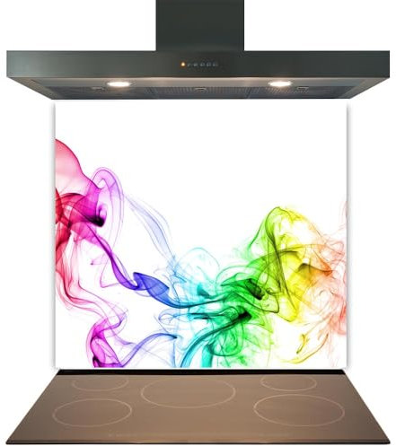 Printed Toughened Glass Splashback for Kitchen, Tempered Heat Resistant Glass Splashbacks for Cookers (Design 2009, 60 x 70cm)