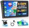 Ohradio 8 Core/4G+64G 9 Zoll Autoradio Android 15 für FIAT Ducato/Peugeot Boxer/Citroen Jumper 2011-2022 mit Wireless CarPlay Android Auto GPS 59UI DSP SWC Radio FM/RDS WiFi+Rückfahrkamera+MIC