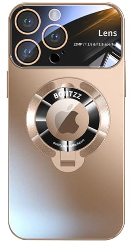 LOXO CASE Hülle für iPhone 16 Pro Max/16 Pro/16 Plus/16, Integrierter Magnetständer, Schutz in Militärqualität, 9H-Objektivschutz, Anti-Fingerabdruck, Kompatibel mit MagSafe,Desert,16 Plus